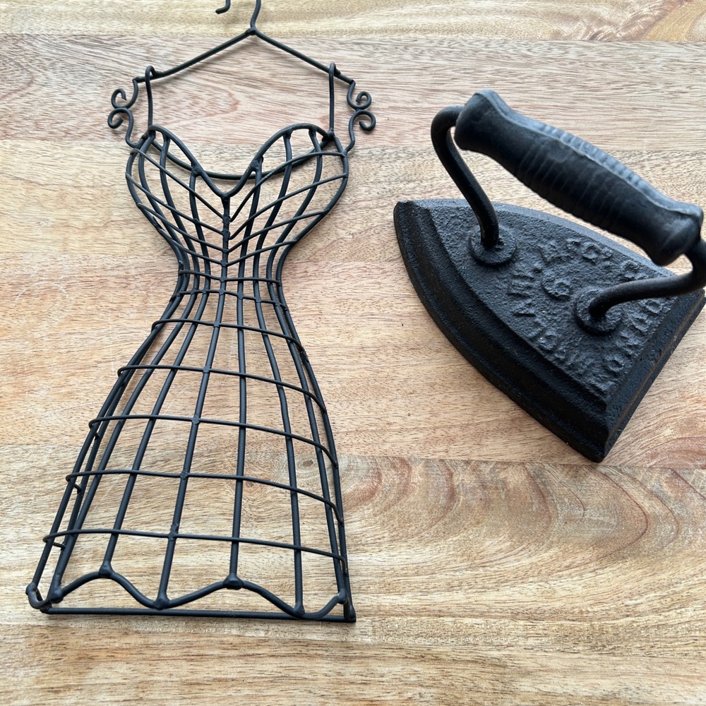 Vintage Cast Iron & metal decor